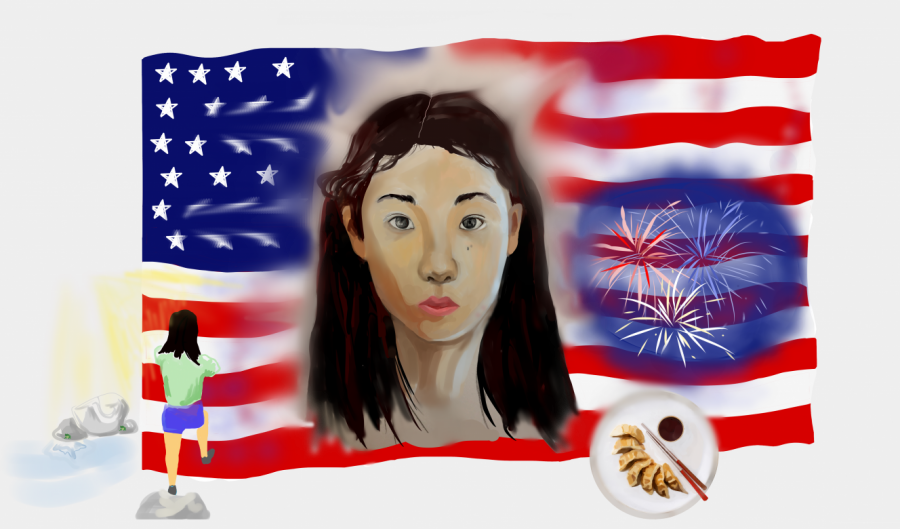 My+Asian+American+identity+is+composed+of+traditions+from+both+my+heritage+and+nationality.+Whether+it+be+watching+fireworks+on+the+Fourth+of+July%2C+eating+dumplings+on+Lunar+New+Year+or+spending+summers+in+my+grandparents+complex+in+Xian%2C+I+carry+both+cultures+with+me.