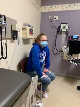 Senior Cathryn Krajewski takes on the COVID-19 vaccine one dose at a time