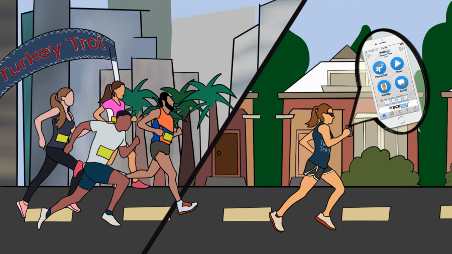 A new sport: (Social) distance running