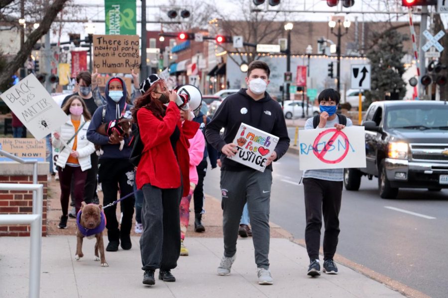 KHS students organize “March against injustice”