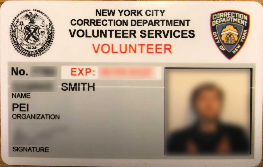 Smiths+ID+card+to+enter+Rikers+Correctional+Facility.+Smith+has+taught+at+the+womens+prison+at+Rikers%2C+called+Rosies%2C+since+2017+before+the+pandemic+shut+her+classes+down+in+March+of+last+year.