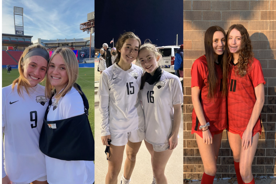 Three+seniors+on+the+soccer+team+get+the+opportunity+to+ens+their+last+year+of+high+school+soccer+playing+with+their+younger+sister.+For+all+six%2C+they+love+the+opportunity+to+play+with+each+other+and+finds+that+it+pushes+them+to+be+better+athletes.