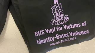 Video story: Vigil recognized victims of violence