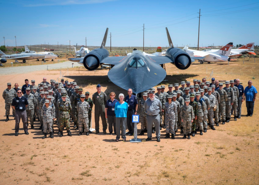 Civil+Air+Patrol+cadets+stand+in+front+of+a+SR-71+jet+at+California+Wings+Aerospace+Education+STEM+Academy%2C+where+cadets+from+across+the+state+spend+a+week+on+Edwards+Air+Force+Base+and+learn+about+STEM+concepts+through+tours%2C+hands-on+labs+and+more.