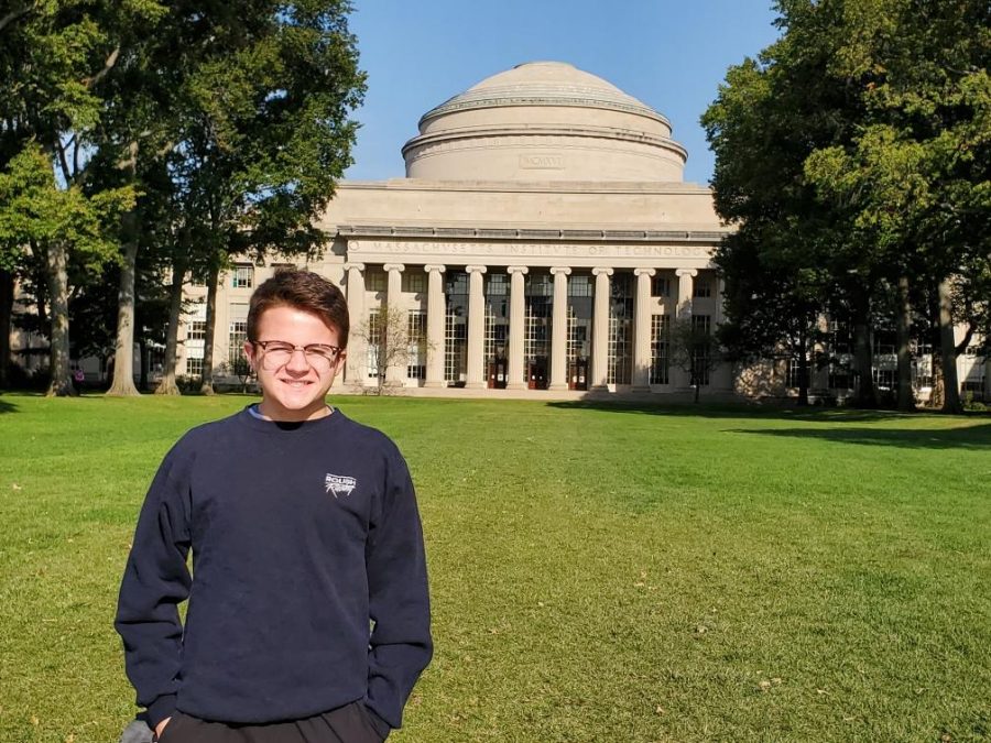 Standing+in+front+of+the+Killian+Court+building+on+the+Massachusetts+Institute+of+Technologys+campus%2C+senior+Thomas+Bigler+readies+for+his+upcoming+college+experience.+Back+in+mid-March%2C+Bigler+received+an+acceptance+letter+from+one+of+the+most+exclusive+engineering+programs+in+the+world.+It+was+at+first+shock%2C+Bigler+said.+I+couldnt+believe+I+had+actually+been+accepted%2C+and+I+had+just+a+rush+of+shock+and+excitement.