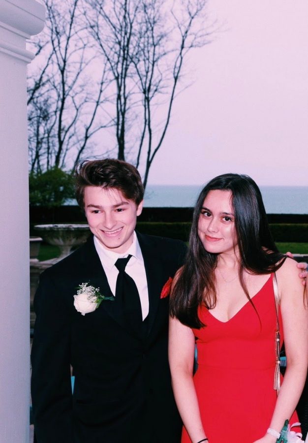 Staff Writer Carolyn Kaefer and Patrick Roemer before prom in 2019. 