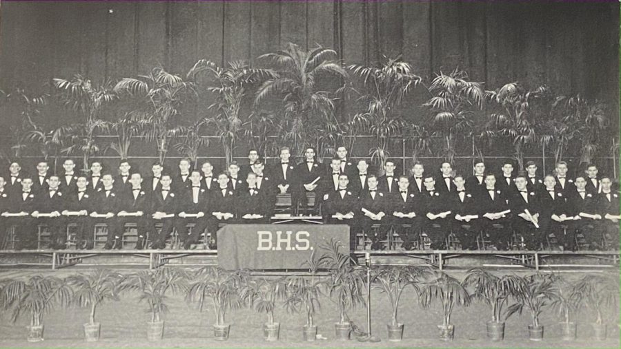 In+February+1947%2C+the+second-to-last+graduating+class+of+Boys%E2%80%99+High+took+a+picture.+That+summer%2C+the+last+class+would+graduate+from+Boys%E2%80%99+High.