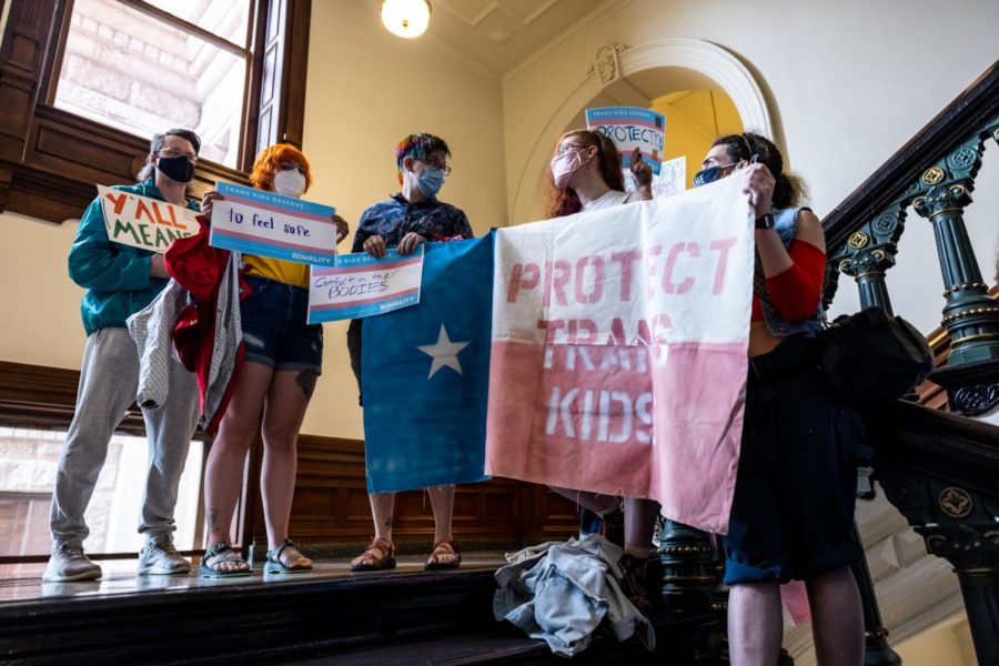 Transgender+rights+activists+gather+outside+the+entrance+to+the+House+floor+on+May+23.+Photo+by+Jordan+Vonderhaar+for+the+Texas+Tribune.+Reposted+here+with+the+permission+of+Texas+Tribune+deputy+photo+editor+John+Jordan.