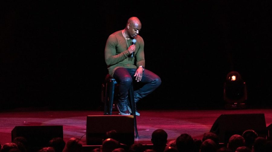 Comedian+Dave+Chappelles+The+Closer+%282021%29+standup+show+has+sparked+criticism%2C+citing+transphobic+comments+made+by+Chappelle.++