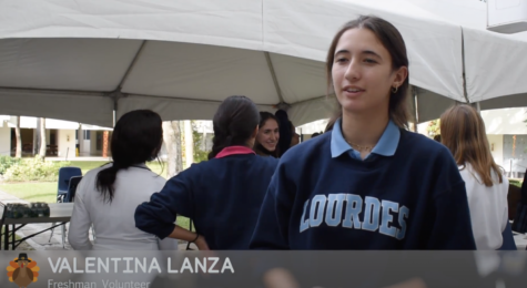 Freshman Valentina Lanza explains why giving back with the Thanksgiving Drive is so important.