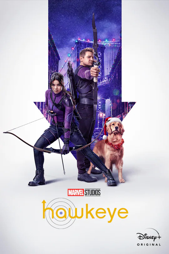 Holiday-themed+poster+for+Hawkeye%2C+released+on+Disney%2B.+Photo+courtesy+of+Marvel+Studios