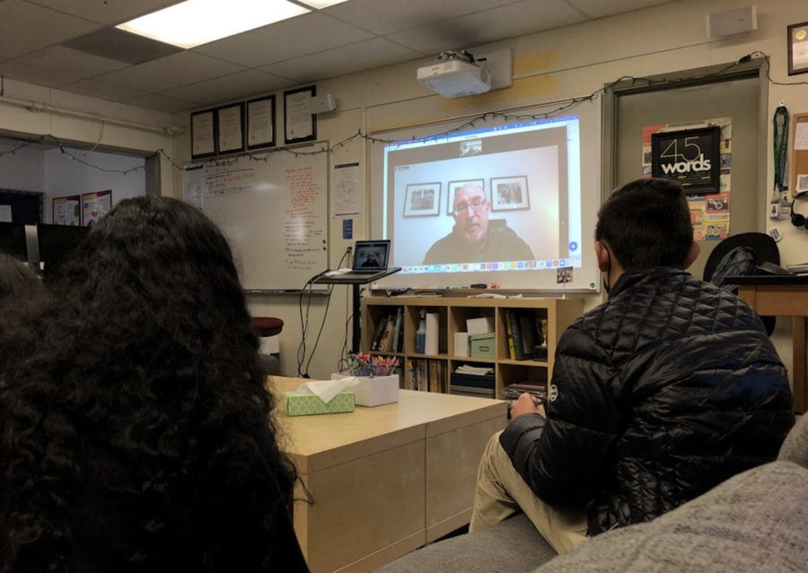 AP Photo Editor discusses Jan. 6 coverage with Harker Journalism classes