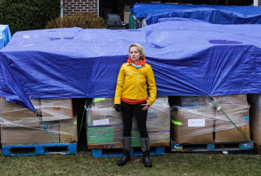 Two women + emergency supplies + hundreds of volunteers = Relief to their home country, Ukraine