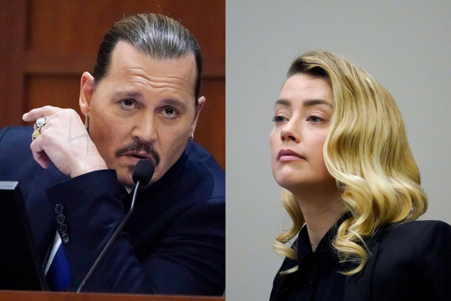 Johnny+Depp+and+Amber+Heard+face+off+in+a+year-long+trial+over+defamation+and+domestic+violence.