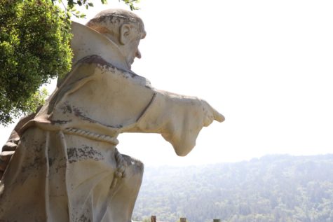 The statue of Junipero Serra stands as a permanent glorification of colonists.
