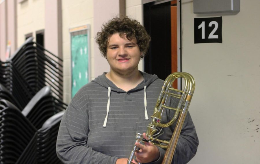 Trombone player’s ‘mature sound’ inspires band, friends