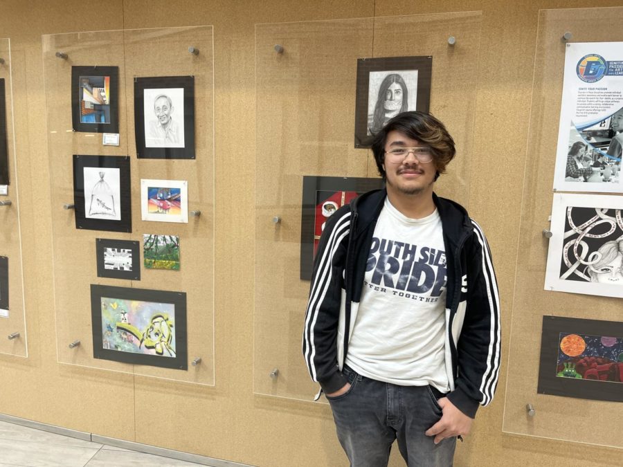 Senior Ben Abarro uses art as a therapeutic strategy, as well as a potential career path.