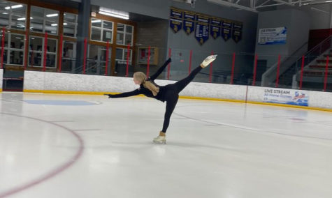 Kyra Privette, senior skater continues to work hard during her free time. She is trying to perfect her skills on the ice to achieve more of her goals.