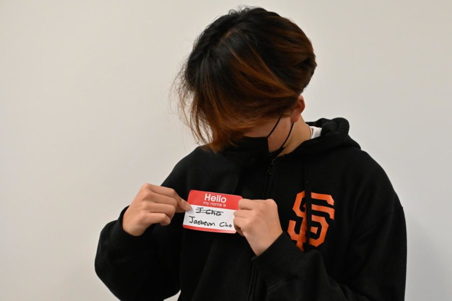 Senior Jaebeum Cho used to go by J. Cho to prevent mispronunciations, however after gaining appreciation for his name in recent years he has started going by Jaebeum.