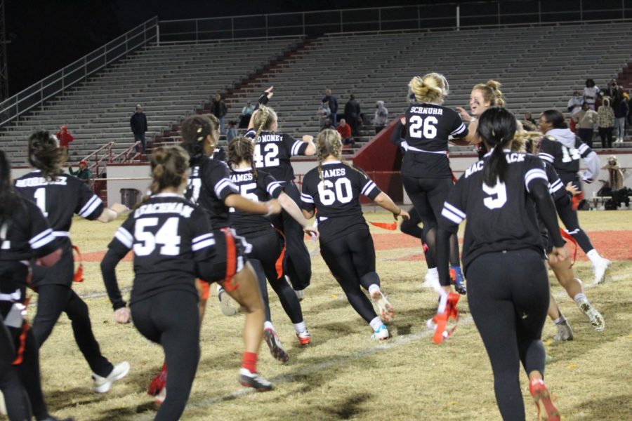 The seniors vs juniors powderpuff game has become a big tradition at Manual over the years; many students feel that it should be its own sport. Photo by Ava Blair