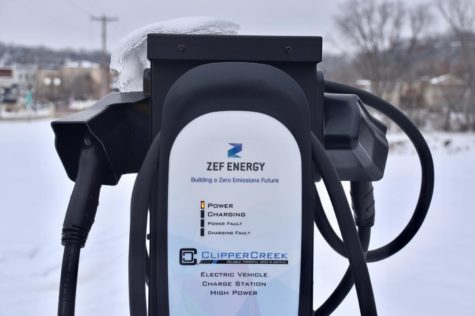 Cannon Falls has limited options for EV charging but there are a set of 
EV chargers in the city parking lot. 