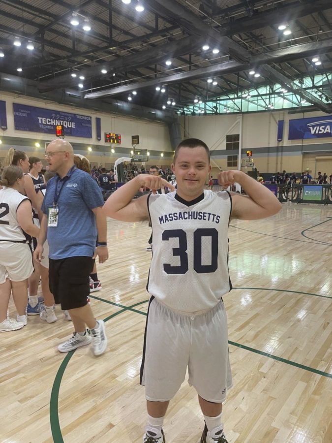 Tyler Morrill shows his strength from Florida's Special Olympics Games