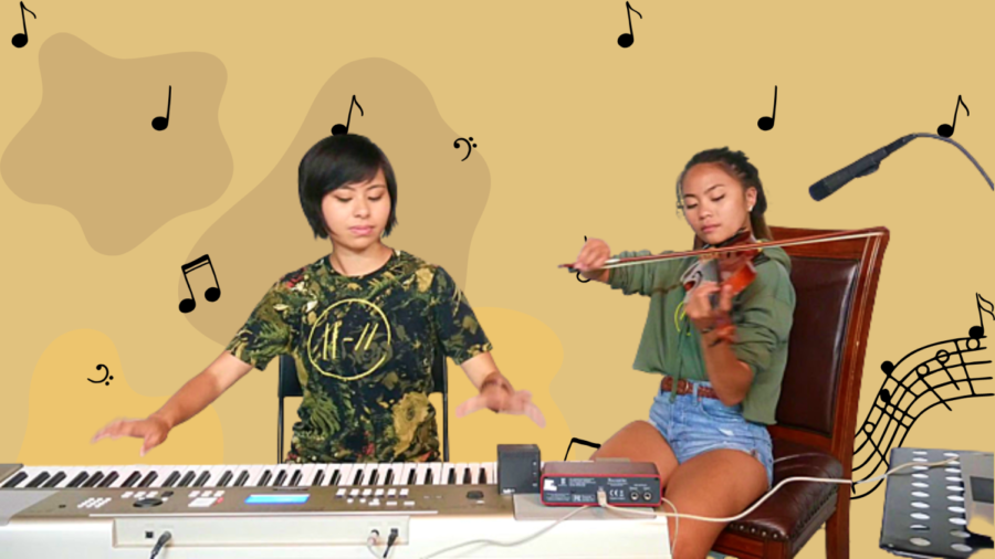The sister duo posts covers of popular songs on their YouTube channel Classically Contempo.