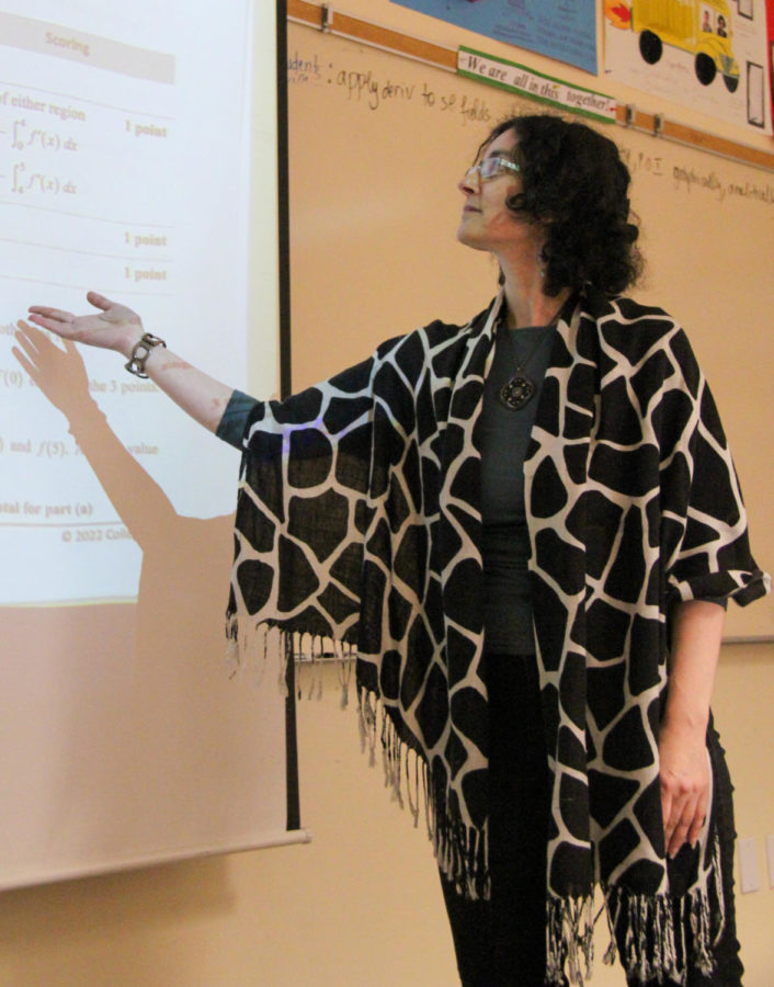 Oana Rus moved to the United States from Romania, sharing her passion for math with students.