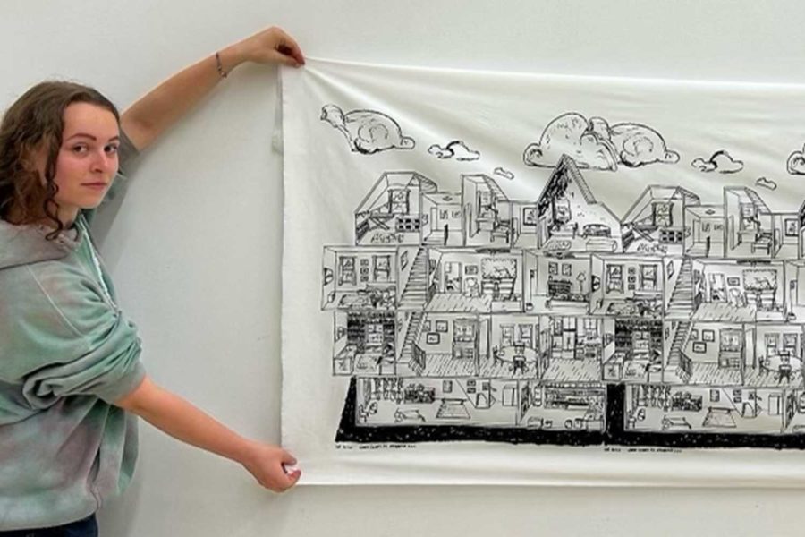 Senior explores printmaking as AP Art focus