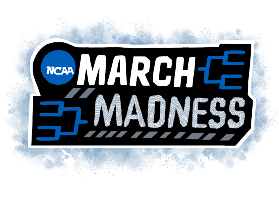 An+illustration+of+the+March+Madness+brackets.+March+Madness+is+the+most+prominent+college+basketball+competition+in+the+year%2C+concluding+the+season+in+a+single-elimination+style+playoff+tournament.