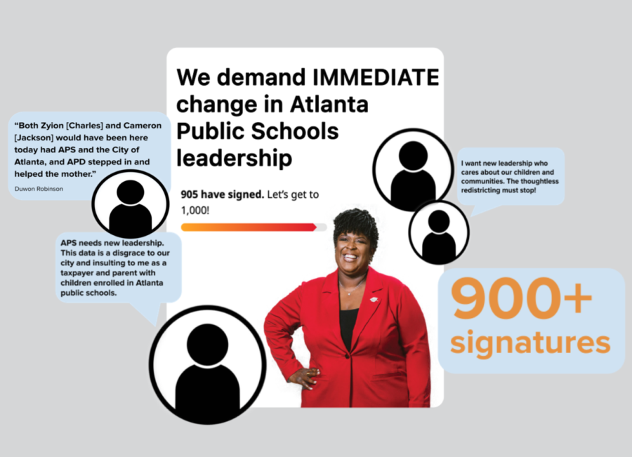 Concerned community members have signed a petition to address shortcomings in APS regarding academic achievement and operations by calling for new leadership.
