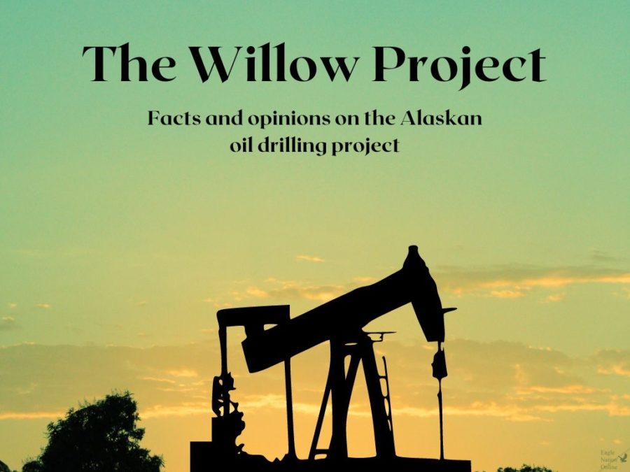 Made+in+Canva%2C+this+graphic+shows+the+silhouette+of+an+oil+pump.+Oil+pumps+are+a+common+sight+atop+oil+deposits%2C+which+may+soon+happen+at+the++Alaskan+Slope.+This+drilling+in+Alaska+is+what+companies+call+the+Willow+Project%2C+which+could+damage+one+of+the+last+remaining+natural+wildlife+habitats.