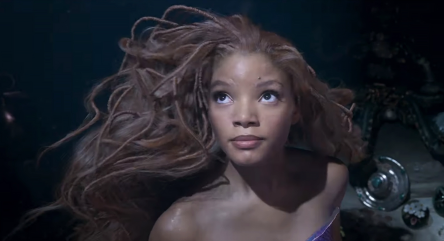 Halle Bailey as Ariel in Disneys upcoming The Little Mermaid live action remake. 