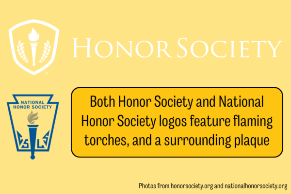 Not only are the names of each organization similar, but their current logos have many similar features.