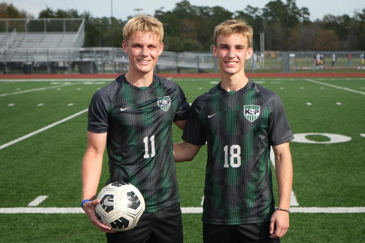 Evan+and+Grant+Jimerson+played+in+their+first+game+with+the+Kingwood+Park+soccer+team+on+Saturday+in+a+scrimmage+against+Aldine+Nimitz.+