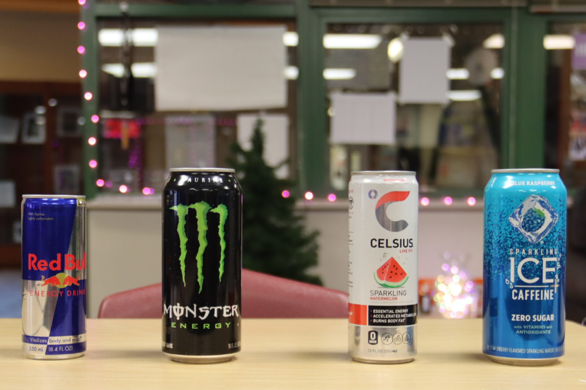 Out of the drinks pictured, Celcius has the most caffeine, with 16 mg. per ounce. Monster has 10 mg. per ounce, Red Bull has 9.5 mg. per ounce and Sparkling Ice Caffeine has 4 mg. per ounce. Celcius has over four times the amount of caffeine present in Coca-Cola, which has 3 mg. of caffeine per ounce.