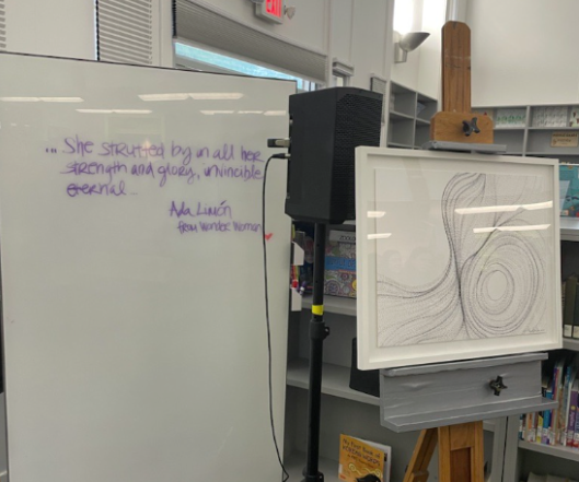 ”They looped and meandered, like long conversations with close friends.” -Ms. Anna Bondoc.
Ms. Bondoc loved to draw art that traced bird wing movements.
