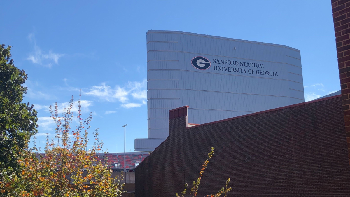 Image of Sanford stadium at the University of Georgia Athens campus.