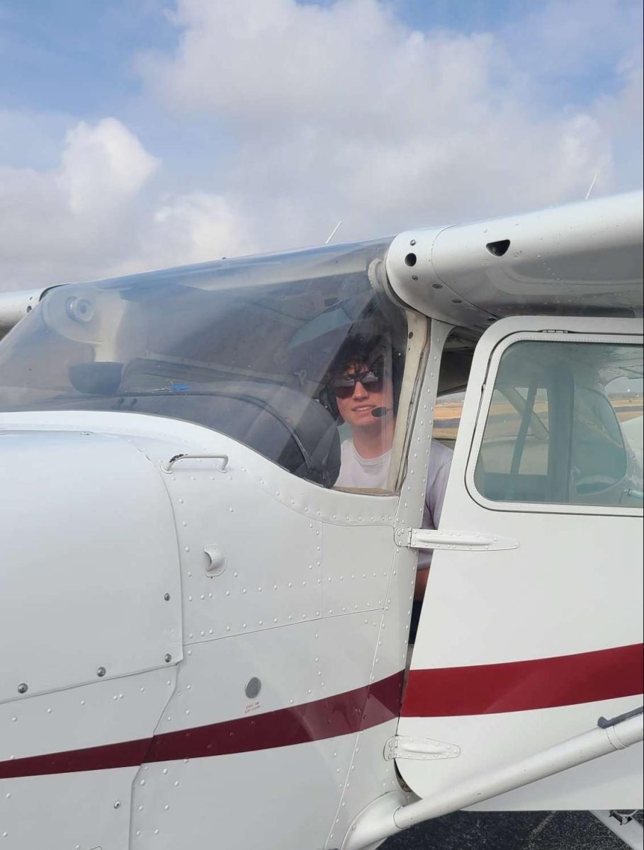 READY+FOR+TAKE-OFF%3A+Junior+Evan+Leeper+sits+tall+and+ready+in+a+Cessna+172+preparing+to+knock+out+some+of+his+mandatory+flying+hours+to+obtain+his+pilots+license.+Making+ahead+start+toward+his+dream+job+of+being+a+cargo+or+commercial+pilot+Leeper+is+inching+closer+to+obtaining+his+license+around+July.