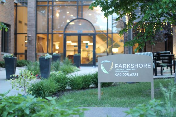 Parkshore is a senior retirement community in St. Louis Park, May 25. Students from the high school work in various positions at the senior campus.