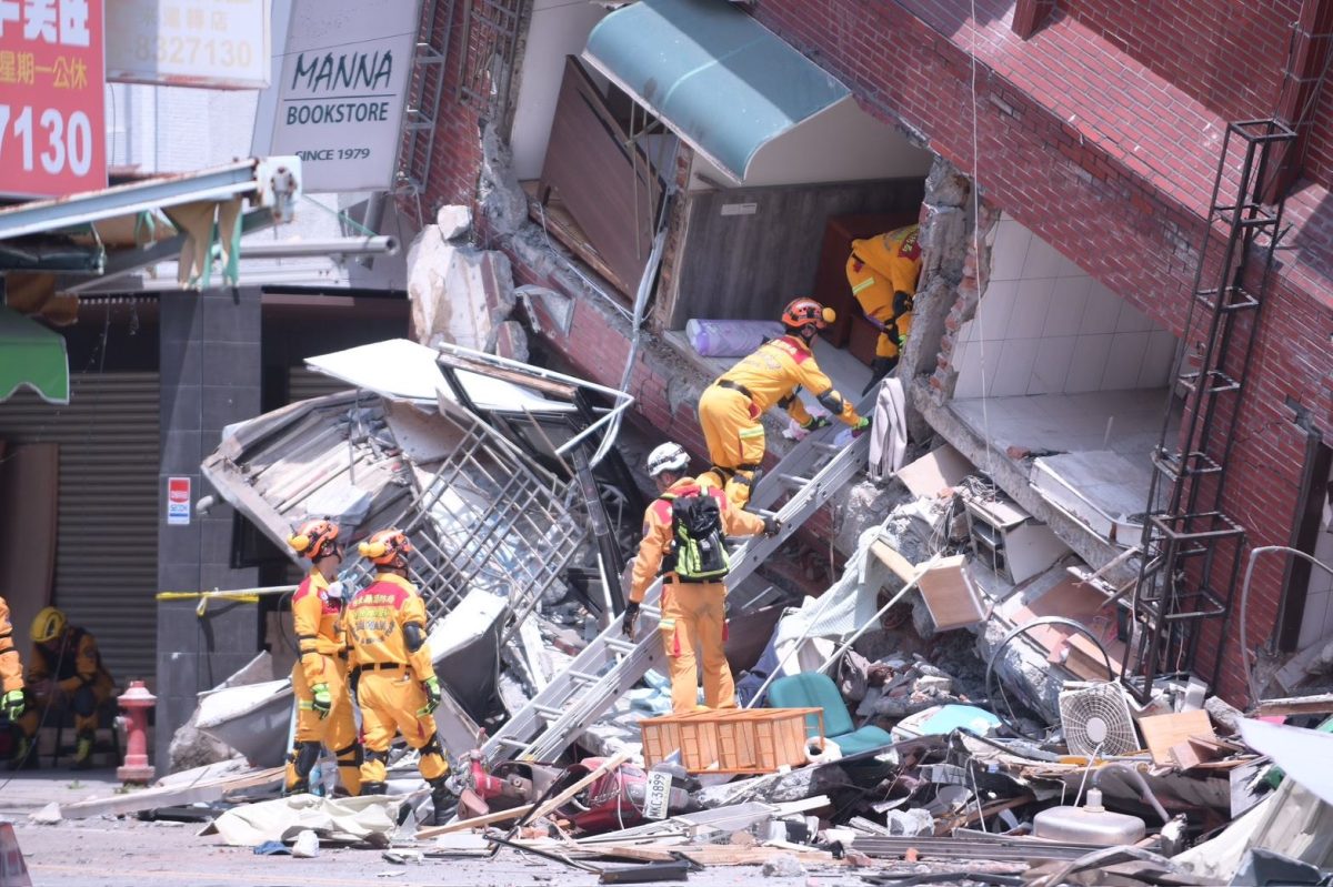 Several large buildings located east of Taiwan in Hualien City were struck down by the April 3 earthquake. 