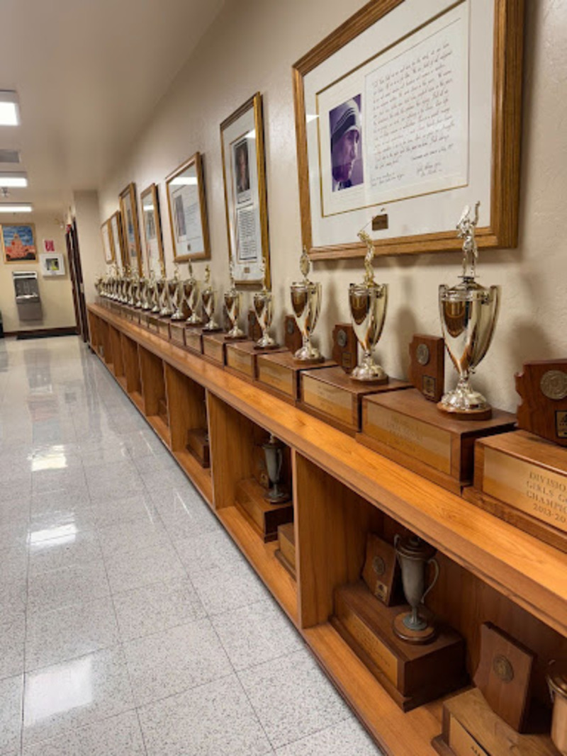 The halls of the Xavier athletic office are lined with trophies awarded to 50 years of winning Gator teams. The school’s success is credited to Sister Lynn Winsor’s leadership and the commitment to excellence by the coaches and student-athletes. Xavier’s athletic legacy is one pillar that adds to the school’s outstanding reputation nationwide. 