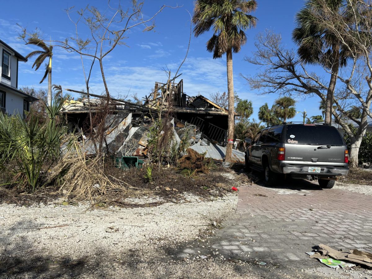 This house was completely destroyed by Hurricane Milton. 