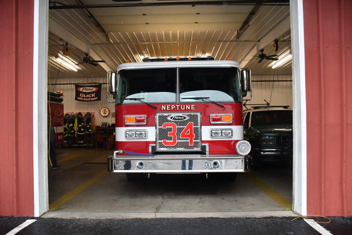 Neptune VFD operates this ladder truck and three other fire trucks.