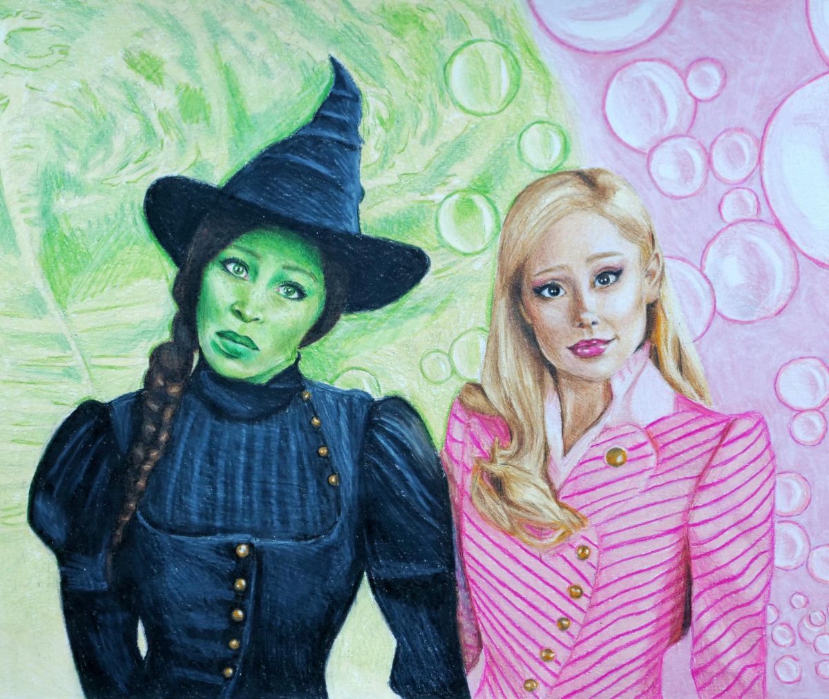 Elphaba and Glinda, played by Cynthia Erivo and Ariana Grande, of the upcoming 'Wicked: Part I' film which releases in theaters nationwide on Nov. 22. The movie is an adaptation of the hit musical, the fourth longest running show in Broadway history