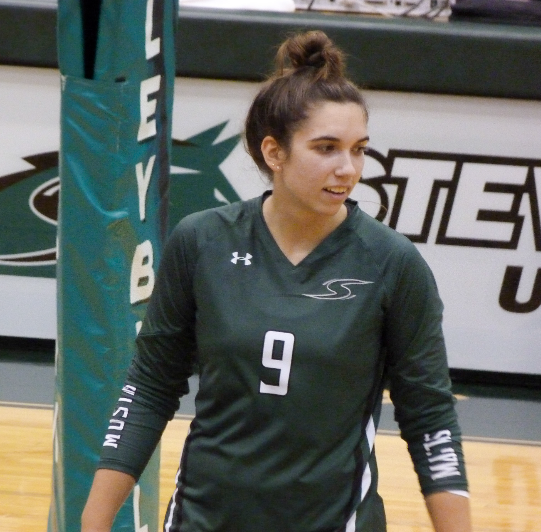 Makala Thompson was Stevenson women's volleyball's calm and collected leader for four seasons.