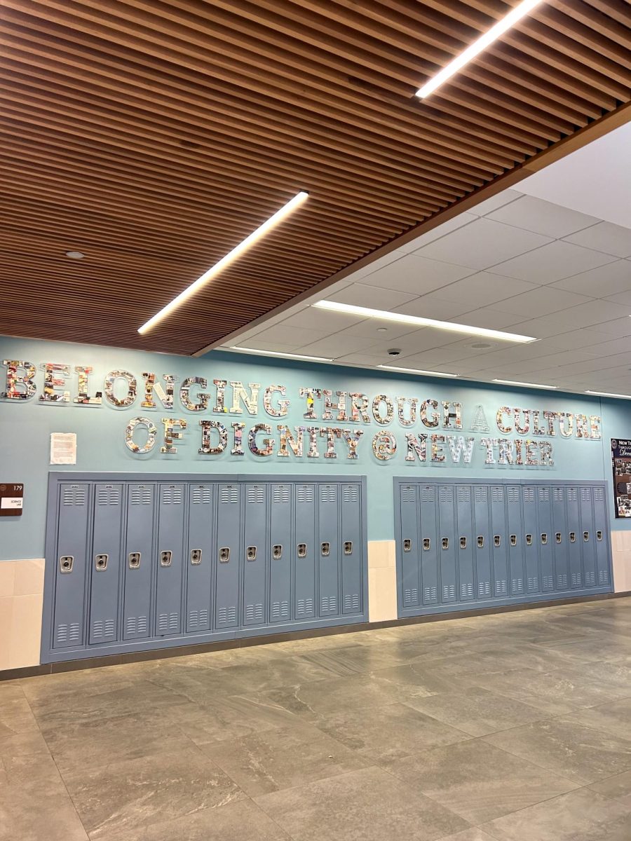 New Trier prides itself in being a welcoming place for all students, presenting part of its motto on the wall