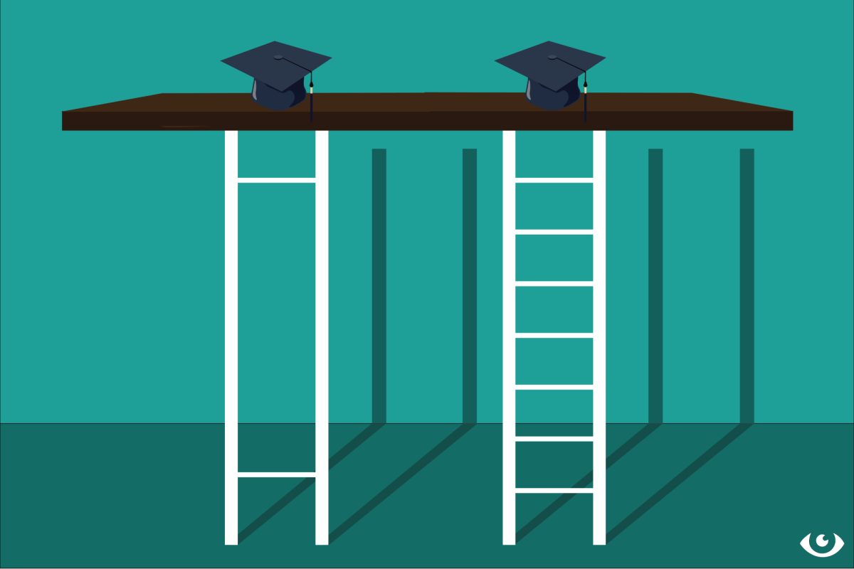 Recent actions by both the Trump administration and the state legislature will further disparities in education. Design by Dia Cohen.