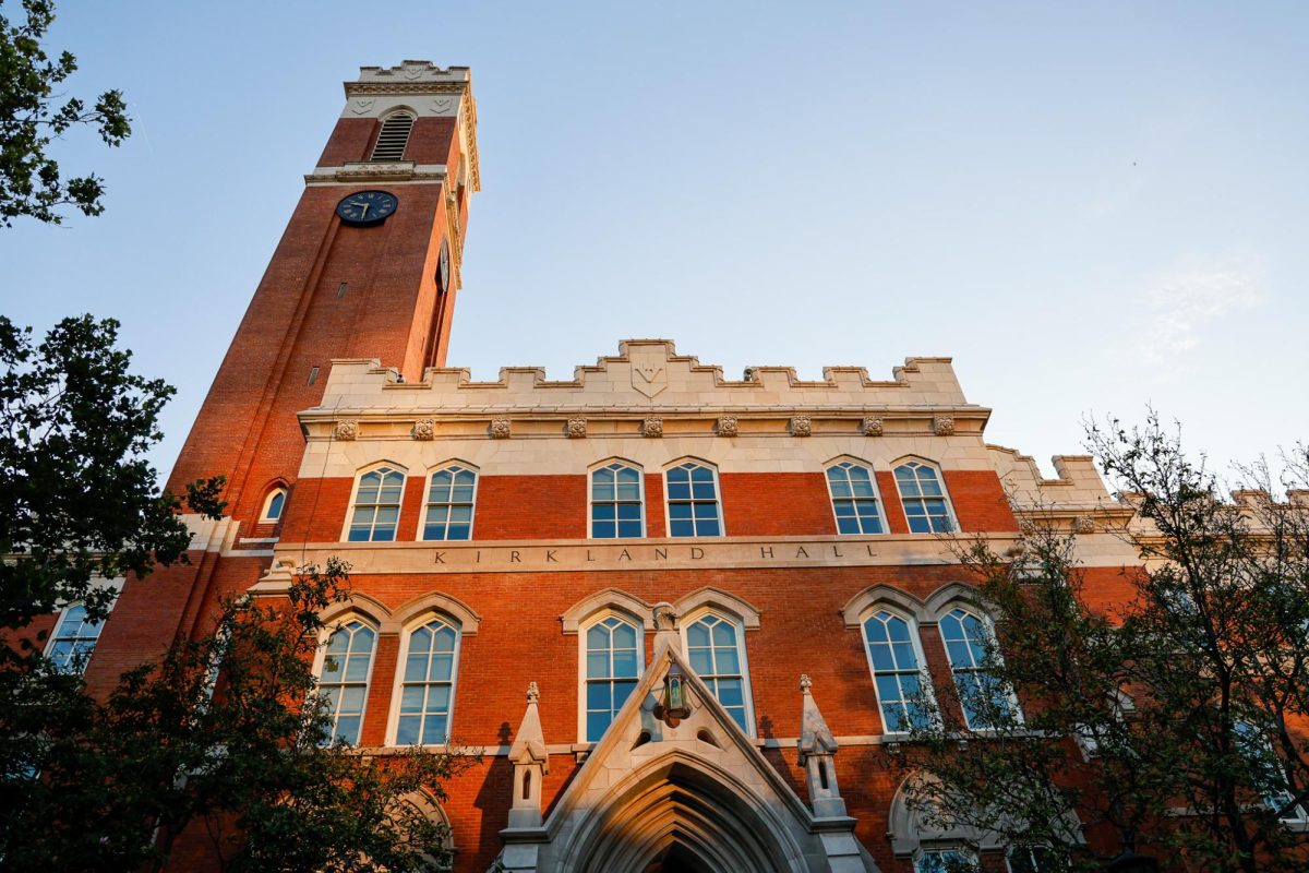 Kirkland Hall at sunset, as photographed on Sept. 22, 2024. (Hustler Multimedia/Alondra Moya)