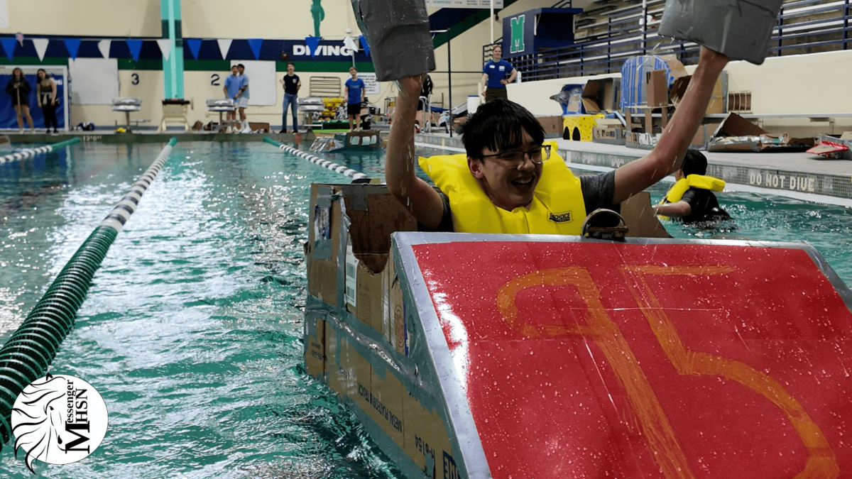 MHS Hosts Annual Middle School Cardboard Boat Regatta